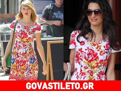 Αλαμουντίν- Σουίφτ: Ποια φόρεσε πρώτη αυτό το φόρεμα αξίας 692 ευρώ;